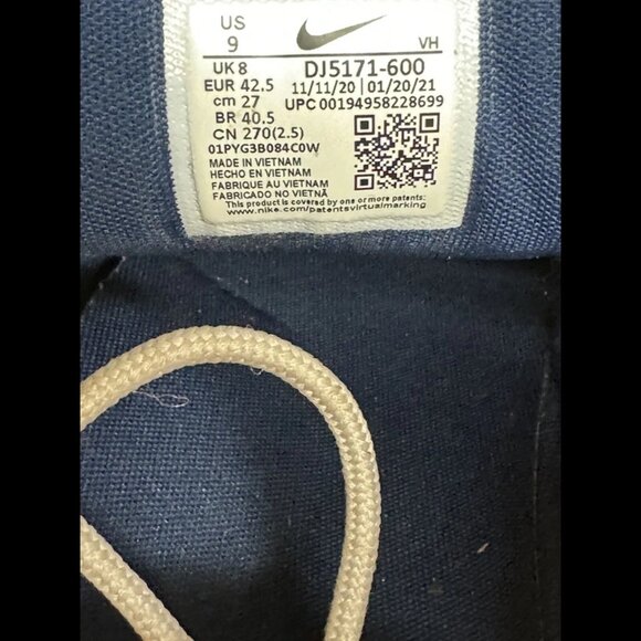 Size 9 - Nike Air‎ Max 97 Navy/Red/White USA America DJ5171-600 - Picture 10 of 12